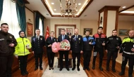 Emniyetten Vali Bakan’a 180. Yıl Ziyareti
