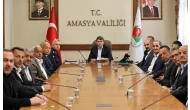 Amasya Muhtarları Vali Bakan’la Buluştu