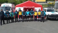 Amasya’dan 12 Kişilik Sağlık Ekibi Tatbikatta Görev Aldı
