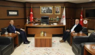 Vali Yardımcısı Dr. Atıf Çiçekli’den Rektör Prof. Dr. Ahmet Hakkı Turabi’ye Ziyaret