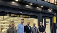 MHP Merzifon İlçe Başkanı Hüseyin Saka’dan Güneş Kuyumculuk’a Hayırlı Olsun Ziyareti