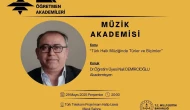 Amasya Öğretmen Akademileri’nde Bu Hafta Müzik Var: "Türk Halk Müziğinde Türler ve Biçimler" Konuşulacak