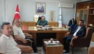 AK Parti Merzifon İlçe Başkanı Emre Keleş’ten İlçe Müftüsü Sebahattin Kesti’ye Ziyaret