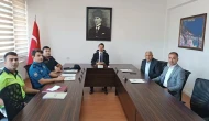 Göynücek’te İlçe Trafik Komisyonu Toplandı: Trafik Güvenliği Gündemdeydi