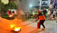 AFAD'dan KYK Yurdunda Tatbikatlı Afet ve Yangın Eğitimi