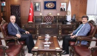 Başkanlık Vaizi Dr. M. Fatih Tunç’tan İl Müftüsü Hamza Bayram’a Ziyaret
