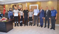 Özel Güvenlikten Emniyet Müdürü Saraç’a Anlamlı Ziyaret