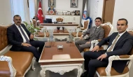 Amasya Cumhuriyet Başsavcısı Fatih Kocaman’dan Taşova Kaymakamı Salih Kartal’a Nezaket Ziyareti