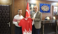 Fatsa Tekvando Takımı’ndan Amasya İl Müftüsü Hamza Bayram’a Ziyaret
