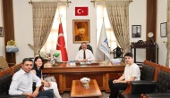 LGS Türkiye 1.si Melik Kaan Özçelik’ten Merzifon Belediyesi’ne Ziyaret