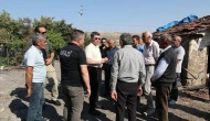 Vali Bakan, Yangın Mağduru Aileyi Yalnız Bırakmadı!