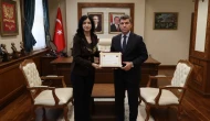 Hamamözü Kaymakam Vekili Büşra Erdoğan’dan Vali Önder Bakan’a Veda Ziyareti