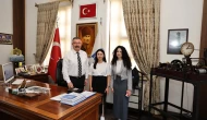 Merzifon Belediye Başkanı Alp Kargı, Stajyer Öğrencilere Başarı Diledi