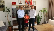 Kaymakam Ahmet Karaaslan’dan Gazi Mustafa Demirci’ye Ziyaret