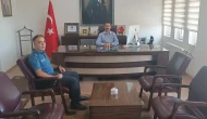 Kaymakam Osman Demirgül, İlçe Emniyet Amiri Onur Yıldırım’ı Kabul Etti