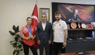Avrupa Şampiyonu Zehranur Aslan’dan İl Müdürü Osman Ercan’a Ziyaret