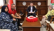 Gaziler ve Iğdır İl Göç İdaresi Yetkilisinden Vali Önder Bakan’a Ziyaret