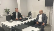 Göynücek Belediye Başkanı Kemal Şahin’den Halk Bankası Müdürü Serkan Uçar’a Ziyaret