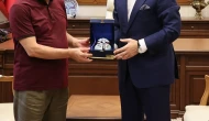 İzmir Aliağa Kaymakamı Zekeriya Güney’den Amasya Valisi Önder Bakan’a Ziyaret