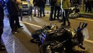Motosikletli polis ekipleri kaza yaptı: 4 yaralı