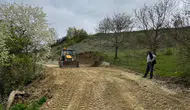 Merzifon’da Kırsala Hizmet! Yollar Yenilendi
