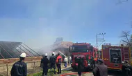 3 katlı binada yangın