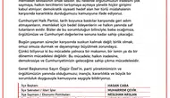 CHP Merzifon’dan Demokrasi Mesajı