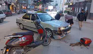 Merzifon’da Kavşakta Kaza: Motosiklet Sürücüsü Yaralandı
