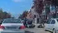 Motosiklet Kazası Kamerada! Otomobil Sürücüsünün Dikkati Facianın Önüne Geçti