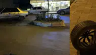 Merzifon’da Yoldaki Çukur Araç Lastiğini Yardı
