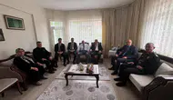 Merzifon'da Yılların Başkomiserine Protokolden Ziyaret