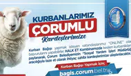 Çorum’da Kurban Bağışı Başladı