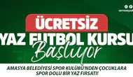 Amasya’da Ücretsiz Futbol Kursu Başlıyor!