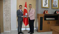 Kaymakam Salih Kartal'dan Veda Ziyareti