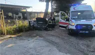 Samsun Yolunda Korkutan Kaza! Araç Duvara Çarptı: 1 Yaralı