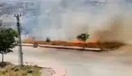 Merzifon’da Yangın