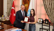 Merzifon'un Gururu Başkanlıkta Ağırlandı