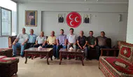 Taş Medreseli İbrahim Ovalı’dan MHP Merzifon’a Hayırlı Olsun Ziyareti