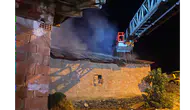 Merzifon'da Gece Yarısı Yangın! 500 Saman Balyası Kül Oldu