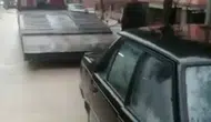 Merzifon’da Kazılan Yol Araçları Yuttu!