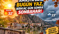 Amasya’da Hava Bir Gecede Değişecek!