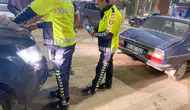 Merzifon Cumhuriyet Caddesi’nde İki Araç Çarpıştı