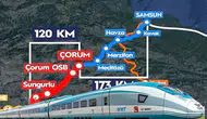 Hızlı Tren Merzifon Üzerinden Samsun’a Uzanacak: Ankara-Samsun 2,5 Saate Düşecek