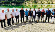 Amasya’da Barajlara Sazan Yavrusu Salındı