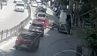 Amasya’da Otomobil Kapısı Motosiklete Çarptı: Gözlük Camı Yüzüne Saplandı