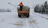 Merzifon Belediyesi’nden Kar ve Buzla Mücadelede