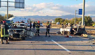 Çorum’da iki otomobil çarpıştı: 7 yaralı