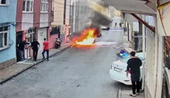 Elektrikli Otomobil Alev Alev Yandı!
