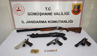 Kaçak silah ve içki operasyonu