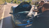 Seyir Halindeki Otomobilde Yangın